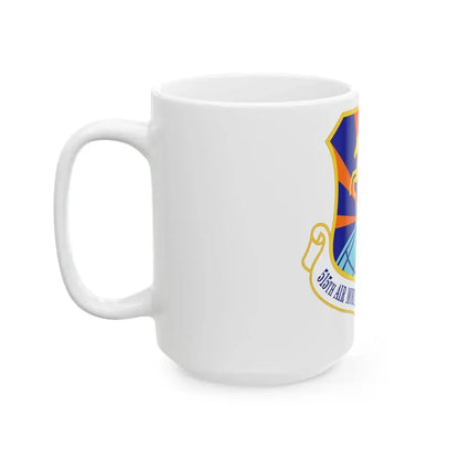 515 Air Mobility Operations Wing AMC (U.S. Air Force) White Coffee Mug - Go Mug Yourself