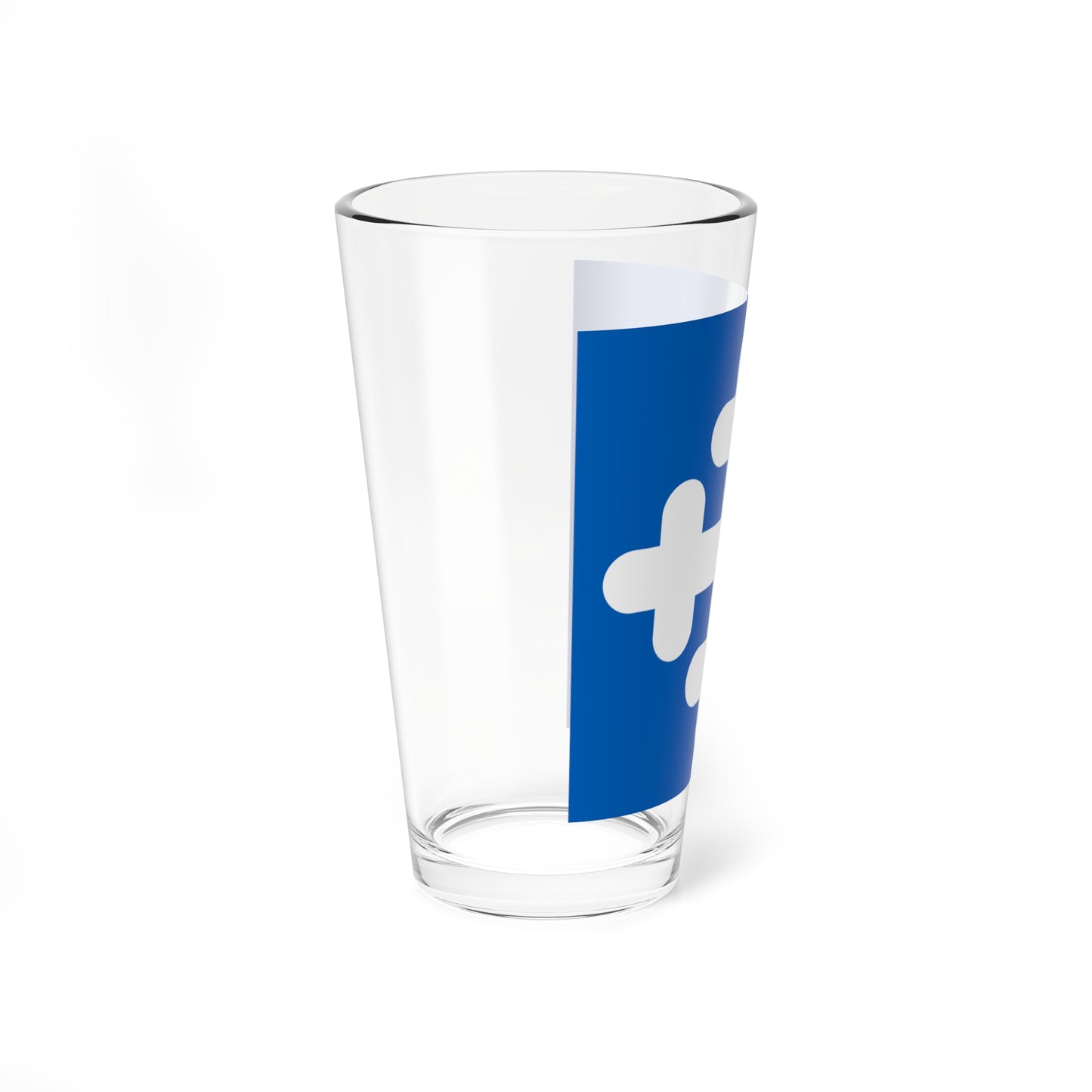 Flag of Taby (Sweden) Pint Glass 16oz