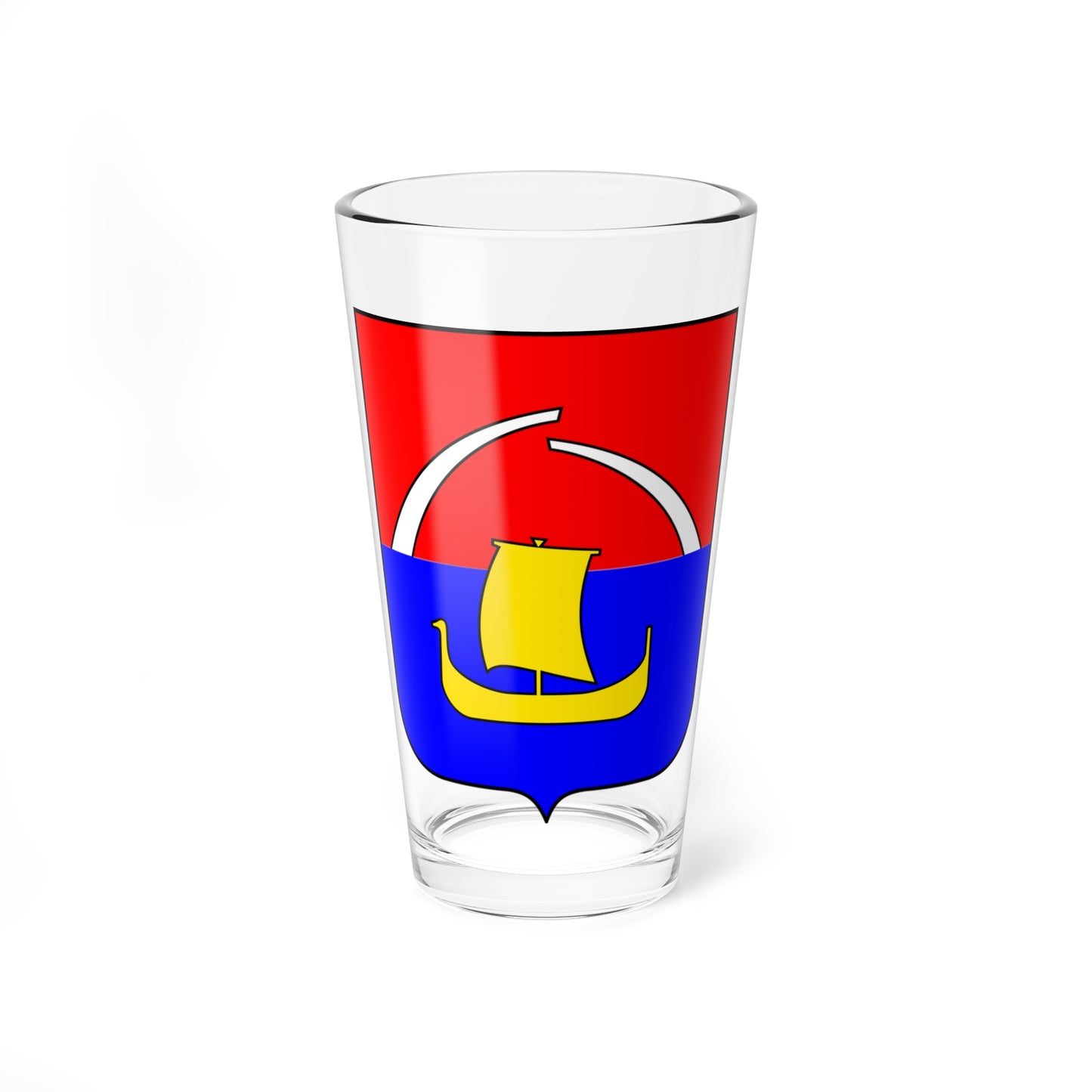 Coat of arms of Vsevolojsky district Leningrad oblast Russia (Russia) (Coat of Arms) Pint Glass 16oz