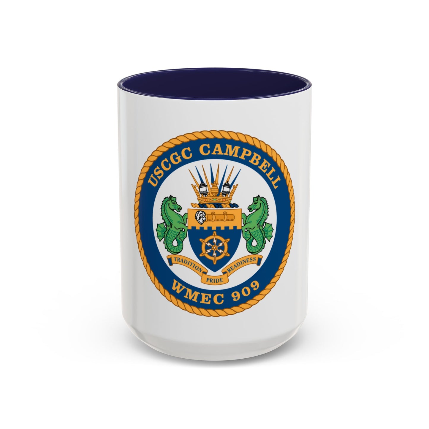 USCGC Campbell WMEC 909 (U.S. Coast Guard) Accent Coffee Mug