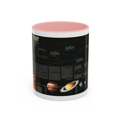 Space - The Solar System (1981) (Map) Accent Coffee Mug