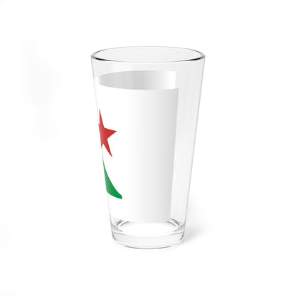 Flag of Kita Ward Sapporo Hokkaido (Japan) Pint Glass 16oz