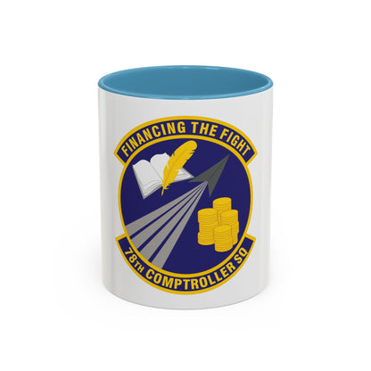 78 Comptroller Squadron AFMC (U.S. Air Force) Accent Coffee Mug