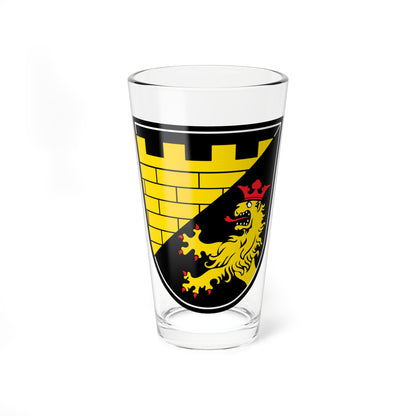 DEU Berg bei Neumarkt in der Oberpfalz COA (Germany) (Coat of Arms) Pint Glass 16oz