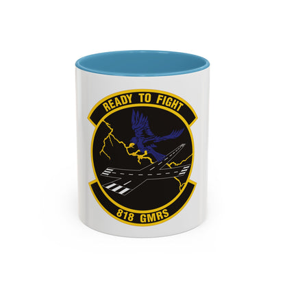 818th Global Mobility Readiness Squadron (U.S. Air Force) Accent Coffee Mug