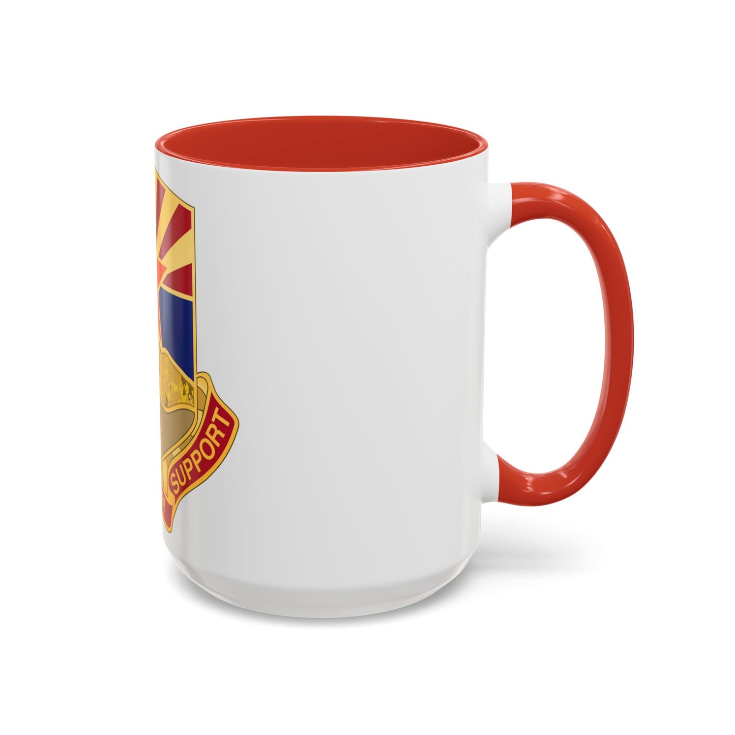 Tasse à café décorative du groupe de soutien régional 198 (armée américaine)