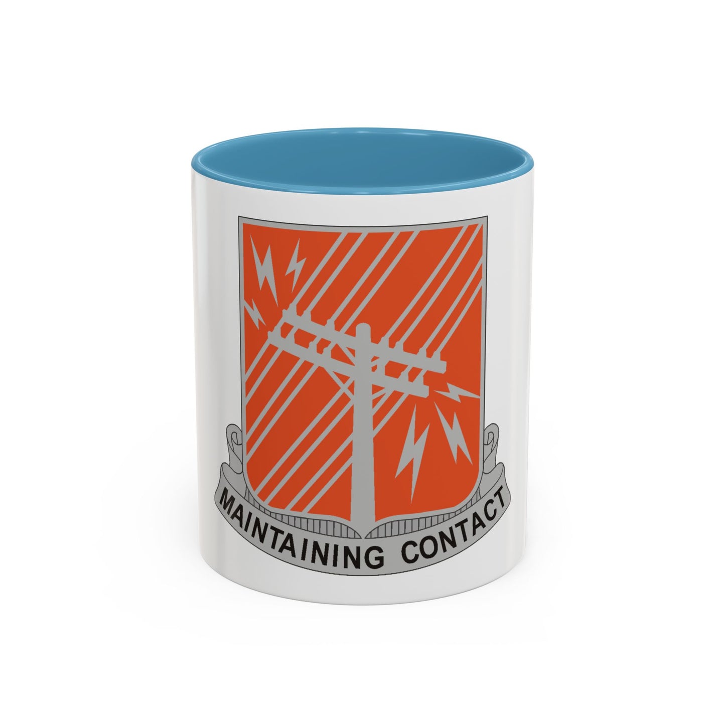 440 Signal Battalion (U.S. Army) Accent Coffee Mug