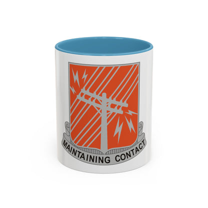 440 Signal Battalion (U.S. Army) Accent Coffee Mug