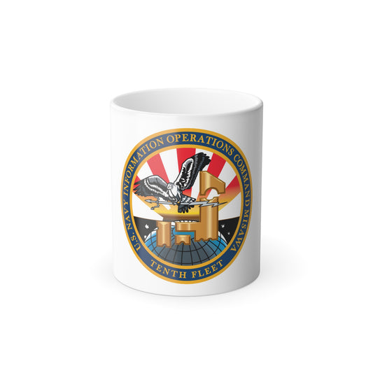 USN IOC Misawa NIOC 10th Fleet (U.S. Navy) Color Changing Mug 11oz