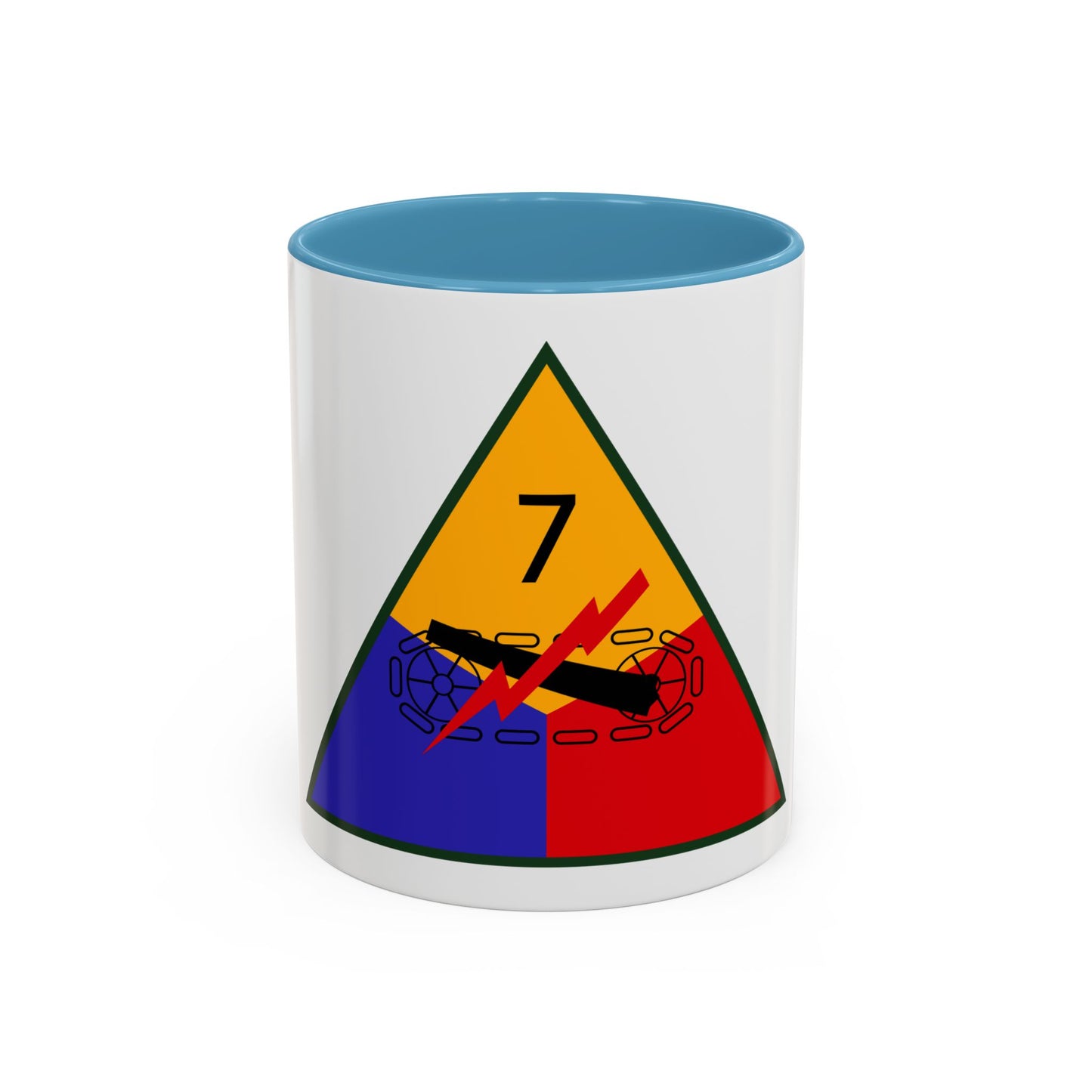 7th Armored Division (U.S. Army) Accent Coffee Mug