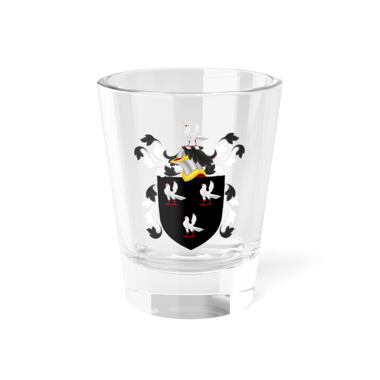 Coat of Arms of Joseph Alsop (United States) (Coat of Arms) Shot Glass 1.5oz