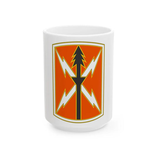 516 Signal Brigade 2 (U.S. Army) White Coffee Mug-15oz-Go Mug Yourself