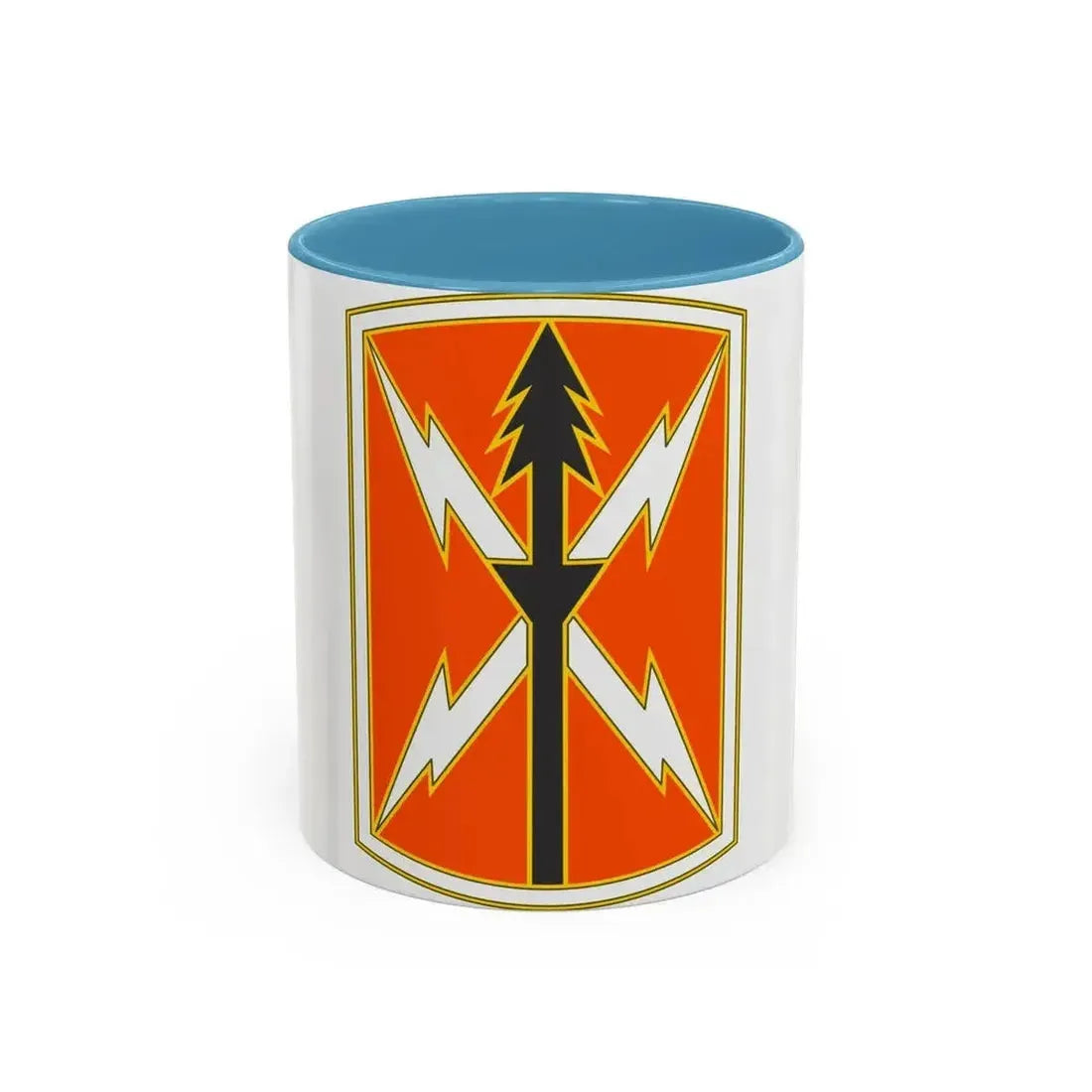 516 Signal Brigade 2 (U.S. Army) Accent Coffee Mug 11oz Light Blue - Go Mug Yourself