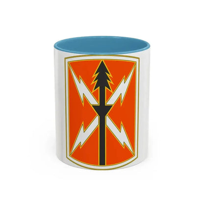 516 Signal Brigade 2 (U.S. Army) Accent Coffee Mug 11oz Light Blue - Go Mug Yourself