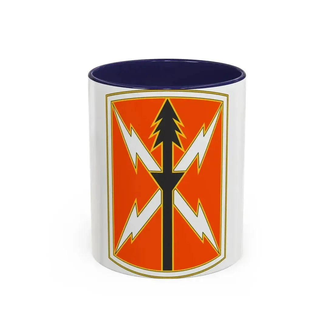 516 Signal Brigade 2 (U.S. Army) Accent Coffee Mug 11oz Navy - Go Mug Yourself