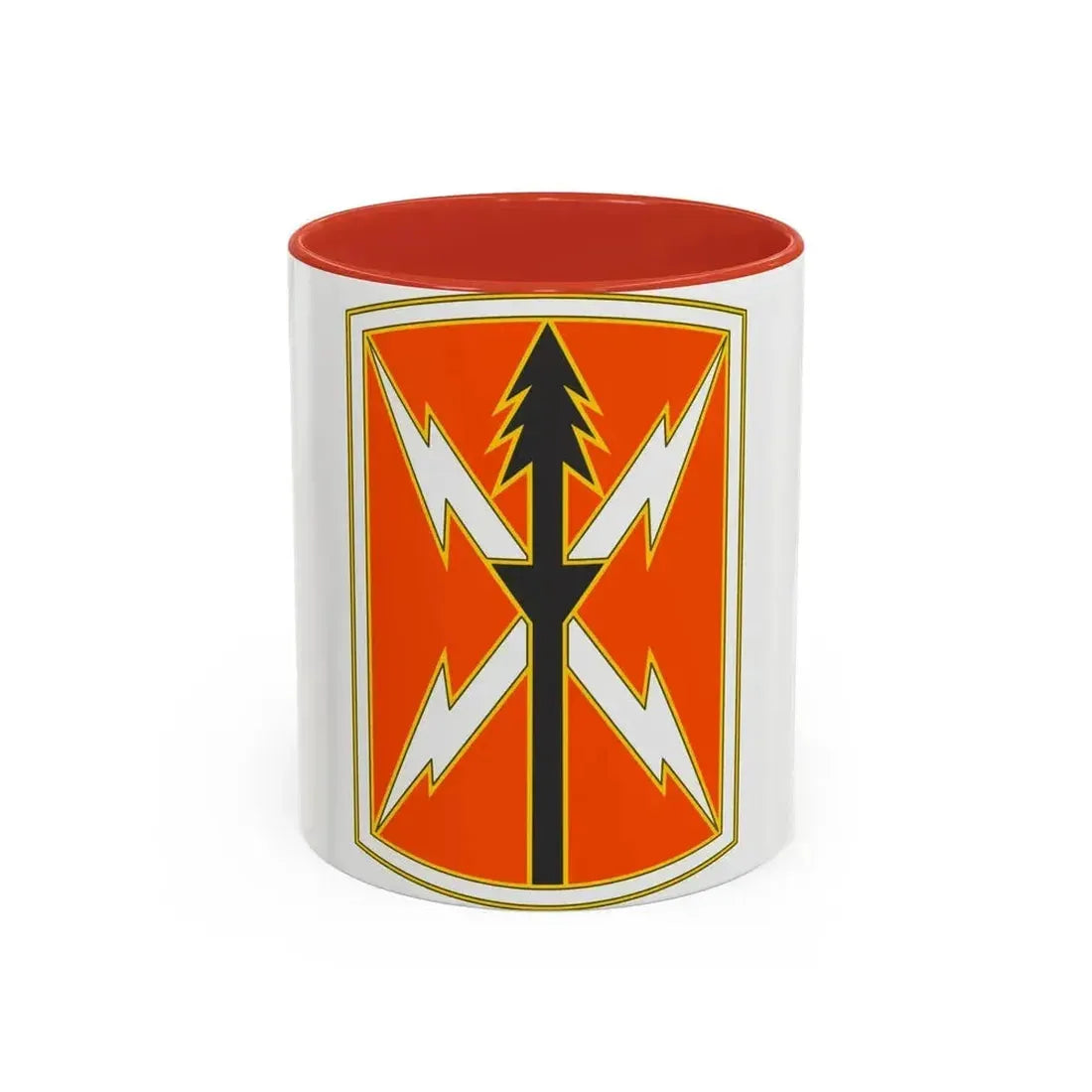 516 Signal Brigade 2 (U.S. Army) Accent Coffee Mug 11oz Red - Go Mug Yourself
