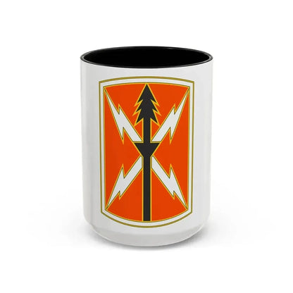 516 Signal Brigade 2 (U.S. Army) Accent Coffee Mug 15oz Black - Go Mug Yourself