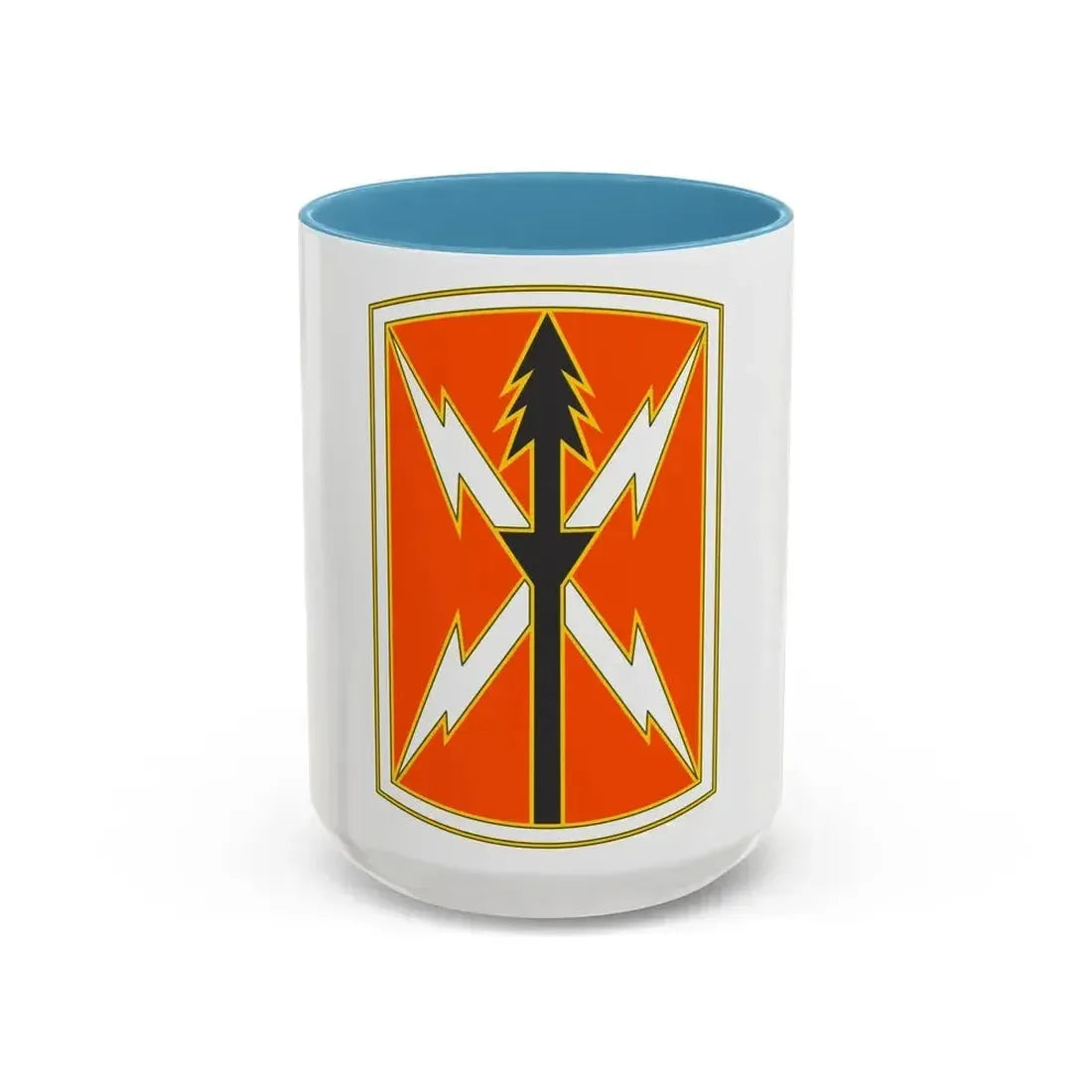 516 Signal Brigade 2 (U.S. Army) Accent Coffee Mug 15oz Light Blue - Go Mug Yourself