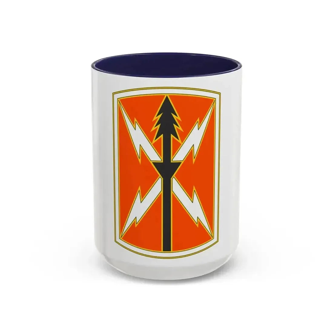 516 Signal Brigade 2 (U.S. Army) Accent Coffee Mug 15oz Navy - Go Mug Yourself