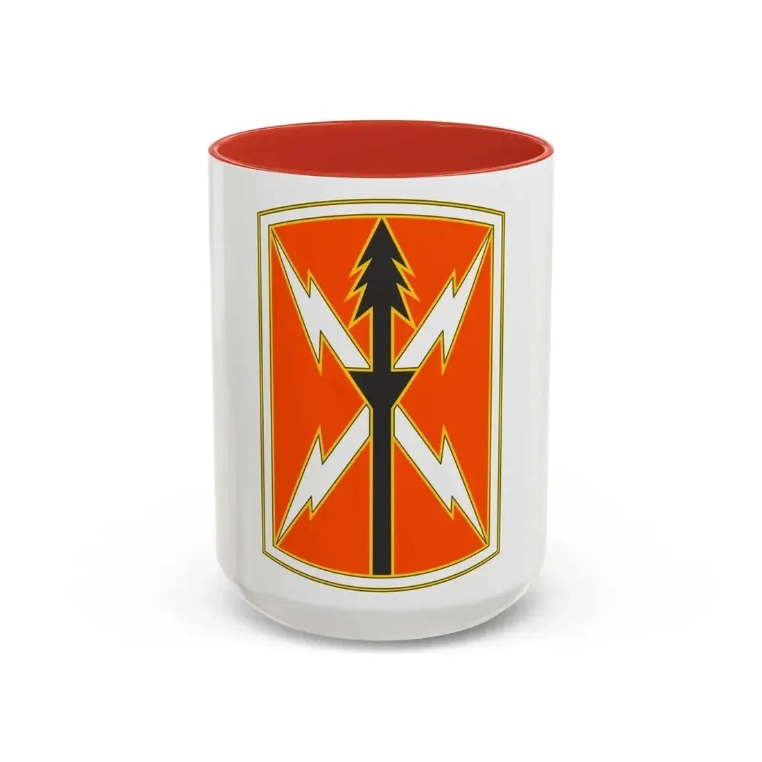 516 Signal Brigade 2 (U.S. Army) Accent Coffee Mug 15oz Red - Go Mug Yourself