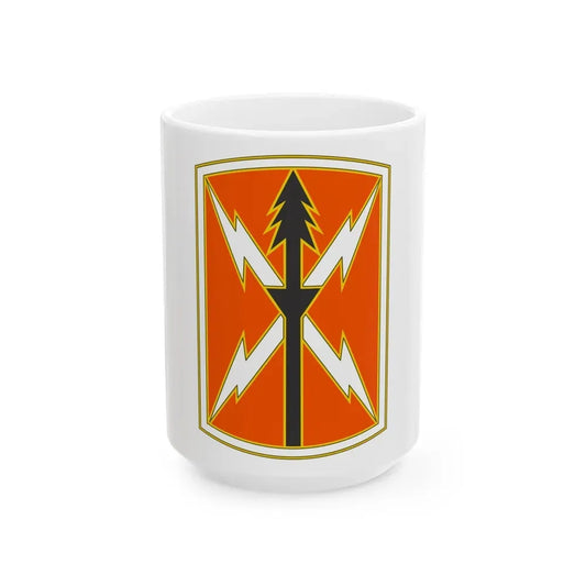 516 Signal Brigade 2 (U.S. Army) White Coffee Mug 15oz - Go Mug Yourself