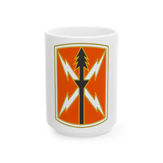 516 Signal Brigade 2 (U.S. Army) White Coffee Mug 15oz - Go Mug Yourself