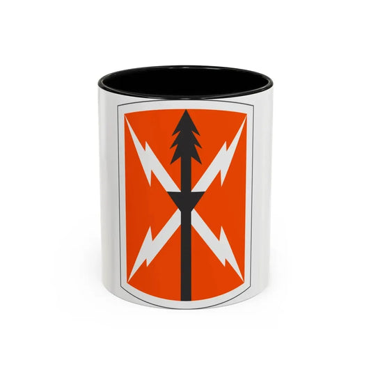 516 Signal Brigade 3 (U.S. Army) Accent Coffee Mug 11oz Black - Go Mug Yourself