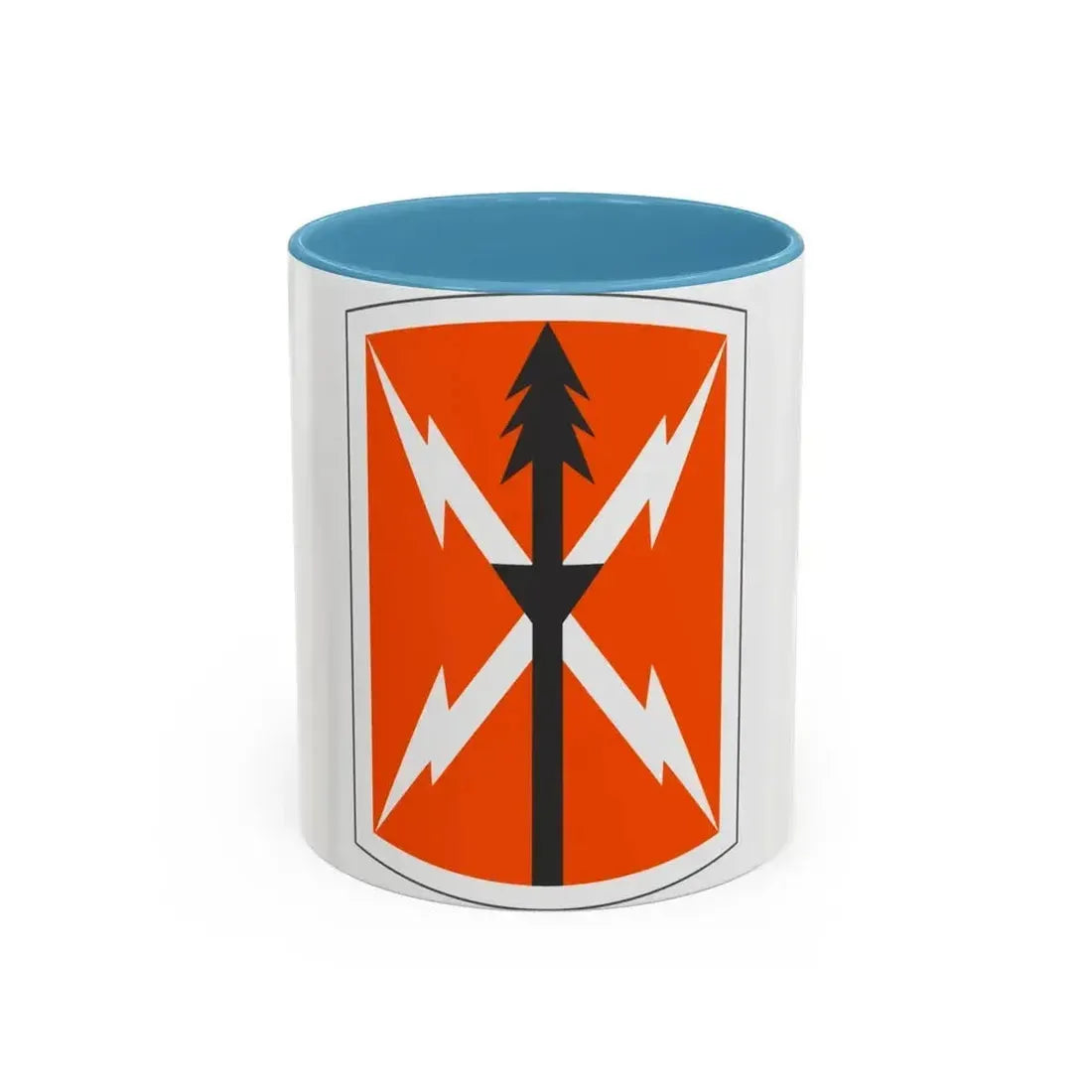 516 Signal Brigade 3 (U.S. Army) Accent Coffee Mug 11oz Light Blue - Go Mug Yourself