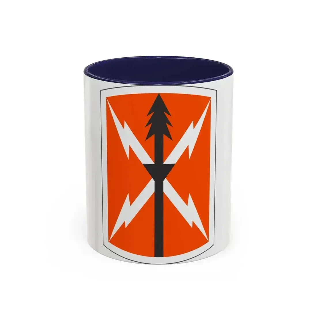 516 Signal Brigade 3 (U.S. Army) Accent Coffee Mug 11oz Navy - Go Mug Yourself