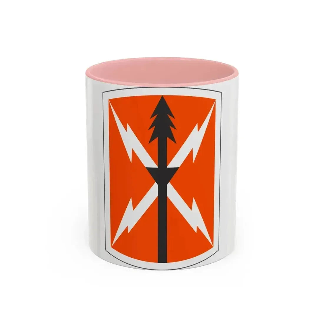 516 Signal Brigade 3 (U.S. Army) Accent Coffee Mug 11oz Pink - Go Mug Yourself