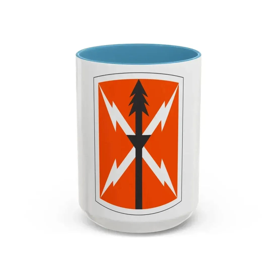 516 Signal Brigade 3 (U.S. Army) Accent Coffee Mug 15oz Light Blue - Go Mug Yourself