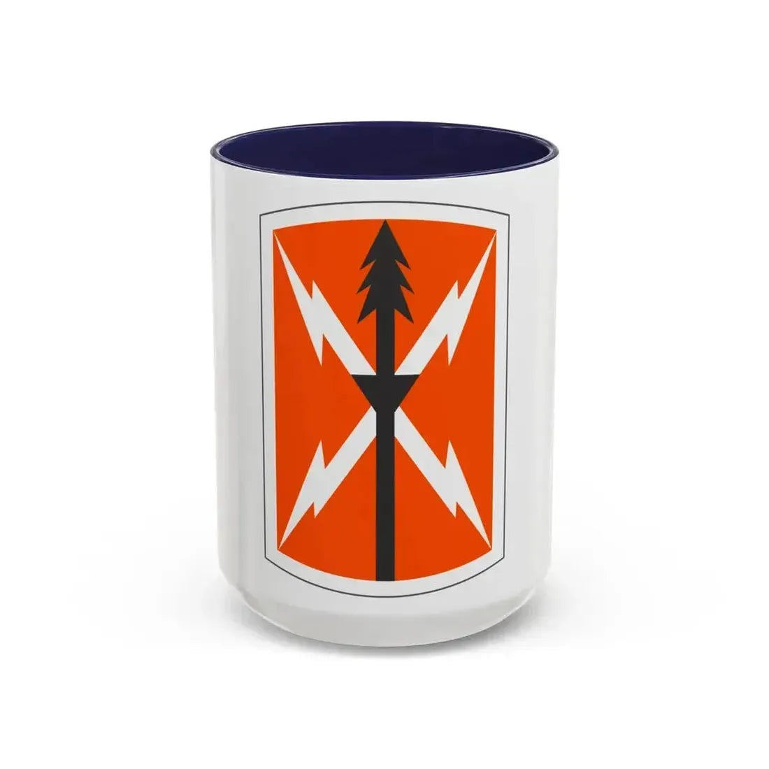 516 Signal Brigade 3 (U.S. Army) Accent Coffee Mug 15oz Navy - Go Mug Yourself