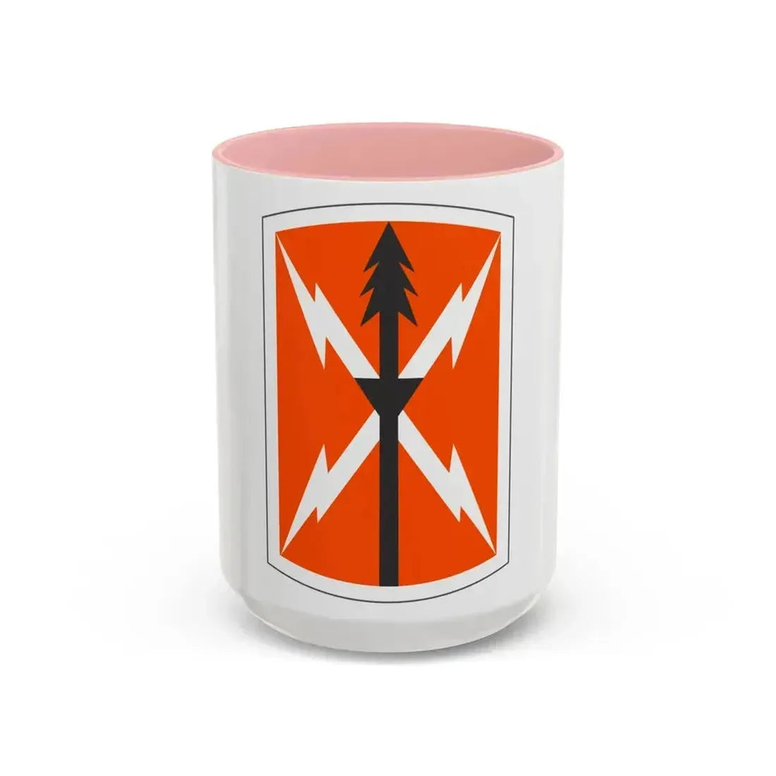 516 Signal Brigade 3 (U.S. Army) Accent Coffee Mug 15oz Pink - Go Mug Yourself