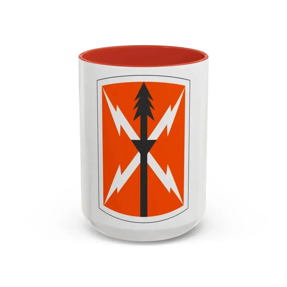 516 Signal Brigade 3 (U.S. Army) Accent Coffee Mug 15oz Red - Go Mug Yourself
