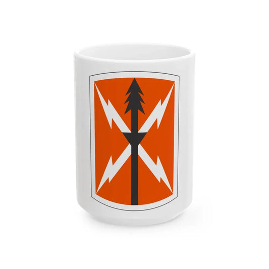 516 Signal Brigade 3 (U.S. Army) White Coffee Mug 15oz - Go Mug Yourself