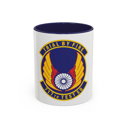 717th Test Squadron (U.S. Air Force) Accent Coffee Mug