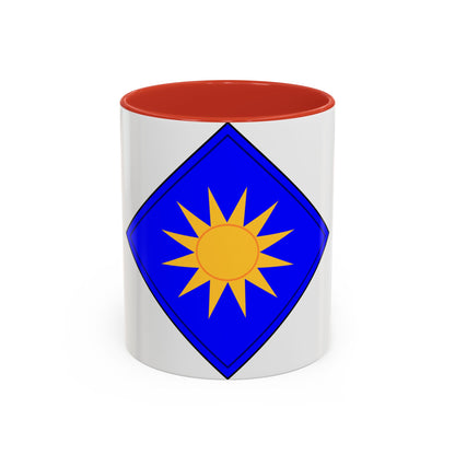 40th Infantry Division CSIB (U.S. Army) Accent Coffee Mug