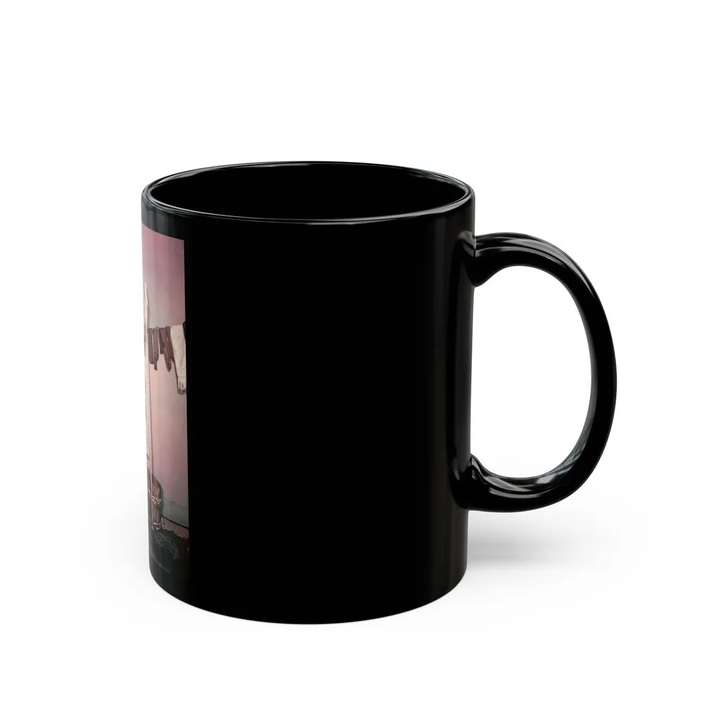 Debra Paget #446 (Vintage Female Icon) Black Coffee Mug-Go Mug Yourself