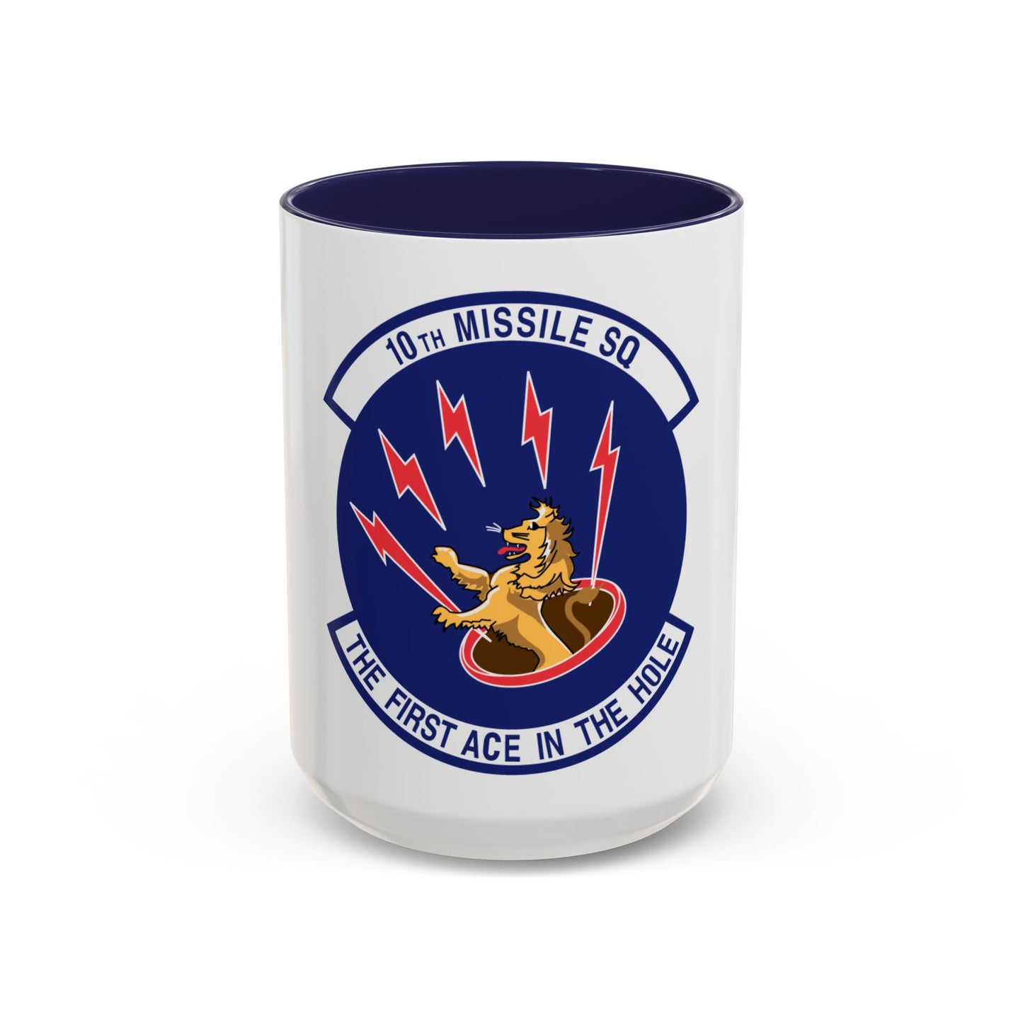 10th Missile SQ The First In The Hole (U.S. Air Force) Accent Coffee Mug