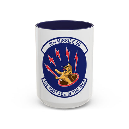 10th Missile SQ The First In The Hole (U.S. Air Force) Accent Coffee Mug