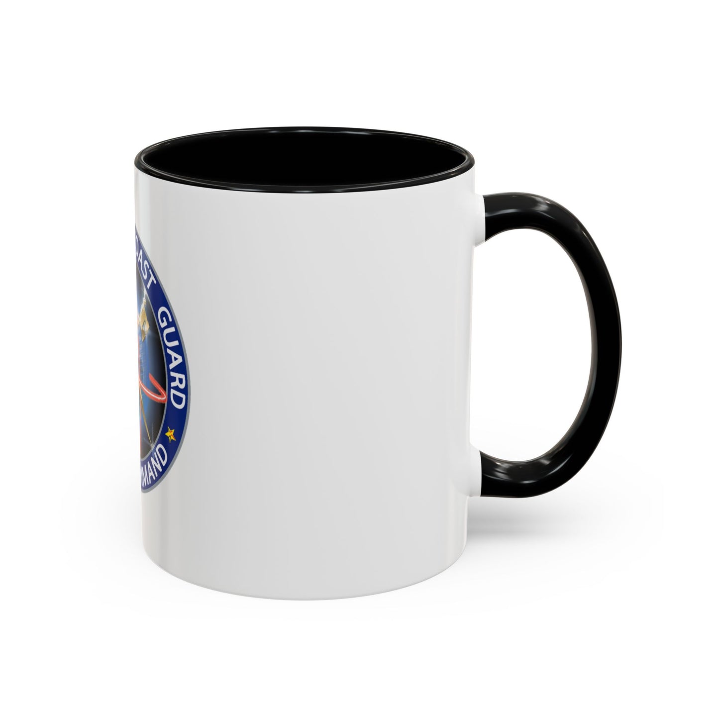 USCG Cyber Command (U.S. Coast Guard) Accent Coffee Mug