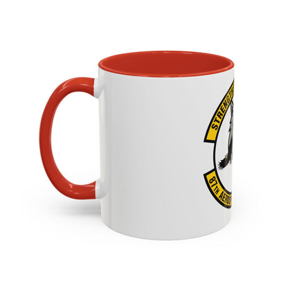 87th Aerospace Medicine Squadron (U.S. Air Force) Accent Coffee Mug