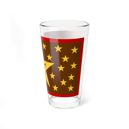 Old flag of Tekax Yucatán (Mexico) Pint Glass 16oz
