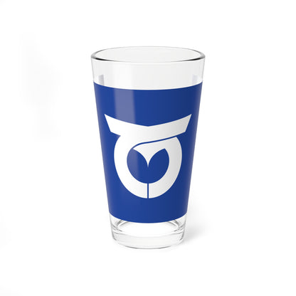Flag of Ikusaka Nagano (Japan) Pint Glass 16oz