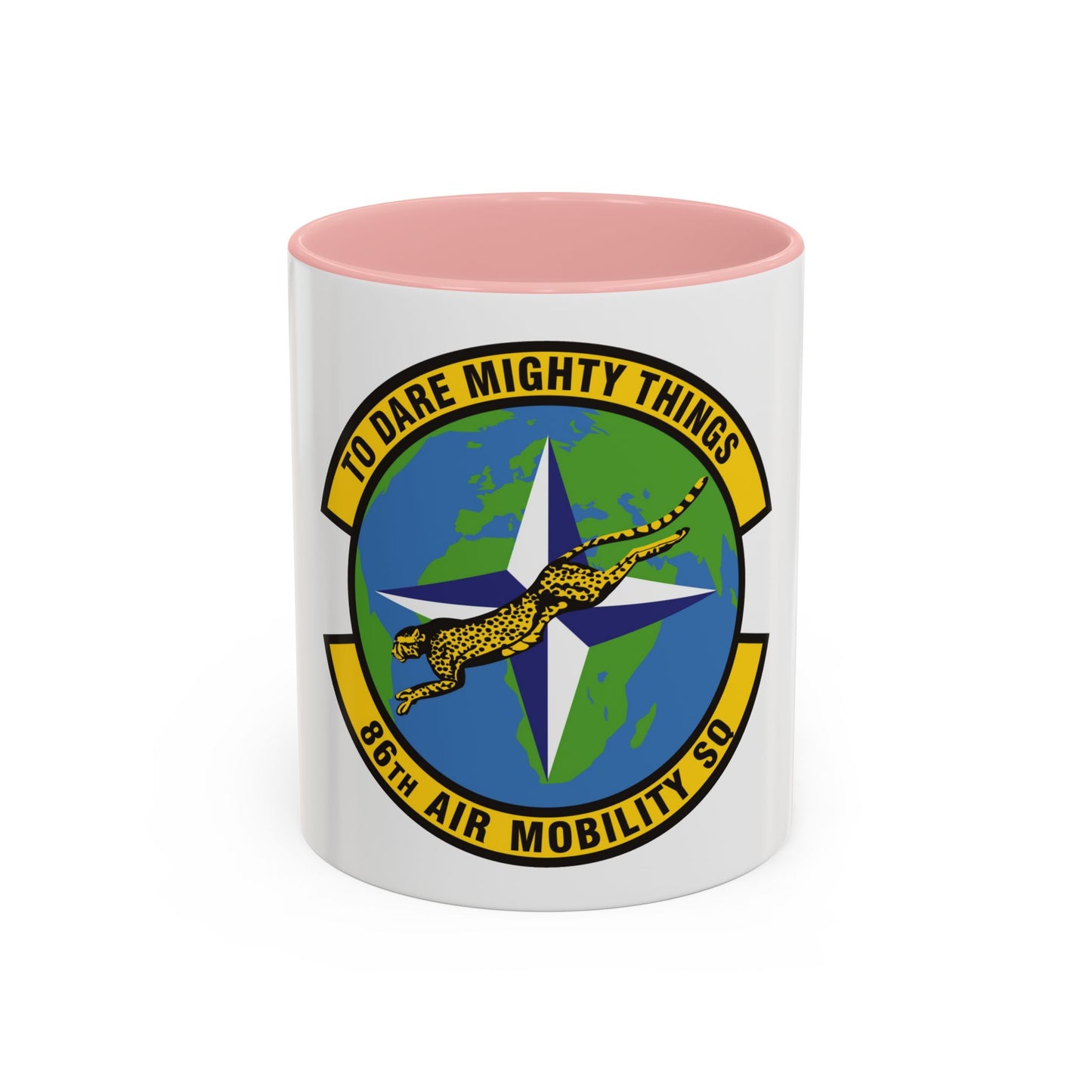 86th Air Mobility Squadron (U.S. Air Force) Accent Coffee Mug