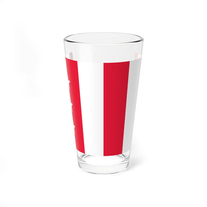 Washington D.C. Flag design proposal U.S. Army Quartermaster May 1924 (United States) Pint Glass 16oz