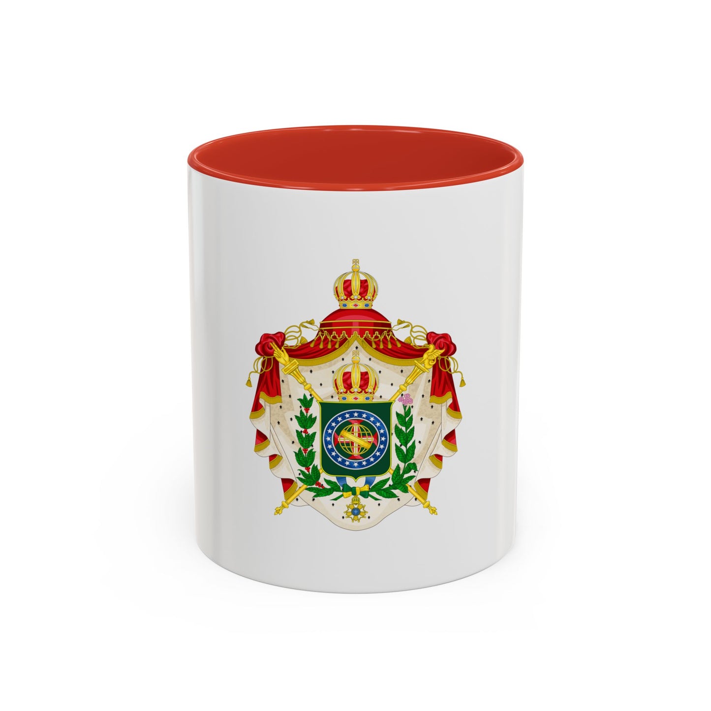 Coat of arms of the Empire of Brazil - Accent Coffee Mug