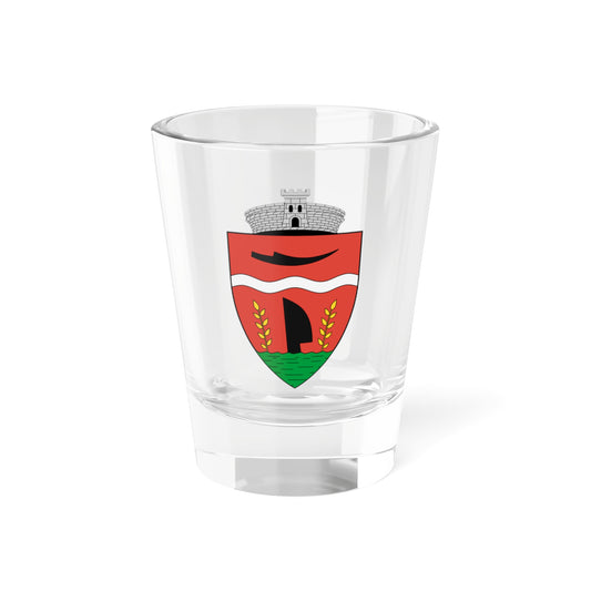 Coa Romania Town Értarcsa (Oman) (Coat of Arms) Shot Glass 1.5oz
