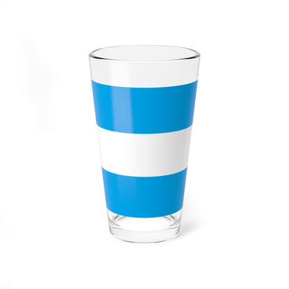Bandera de Ricaurte Cojedes (Venezuela) Pint Glass 16oz