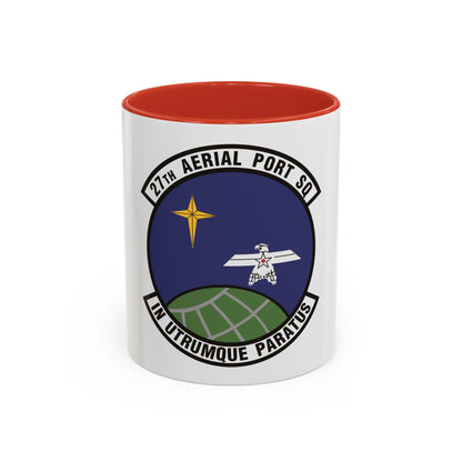 27th Aerial Port Squadron (U.S. Air Force) Accent Coffee Mug